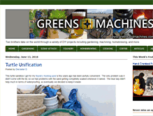 Tablet Screenshot of greensandmachines.com